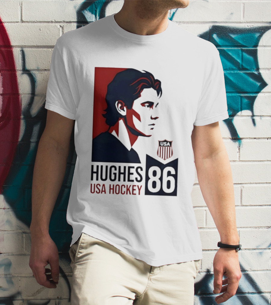 Hughes USA Hockey 86 Winter Olympic Team 2026 T-Shirt