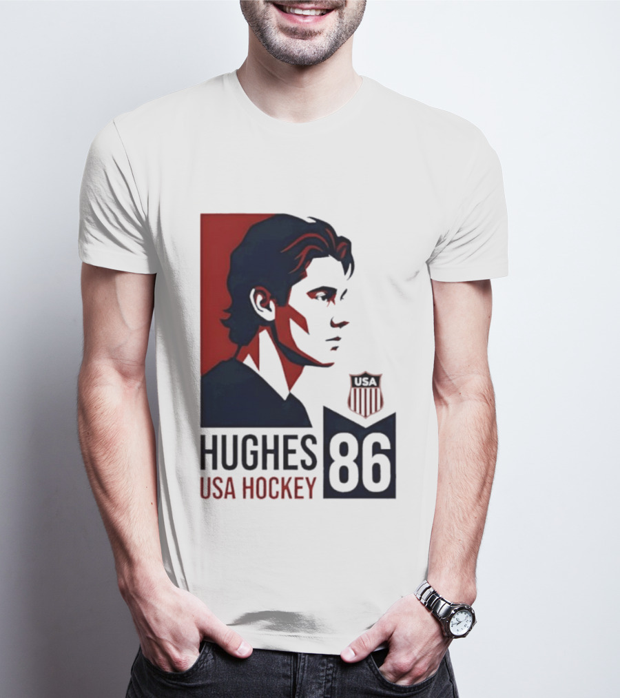 Hughes USA Hockey 86 Winter Olympic Team 2026 T-Shirt