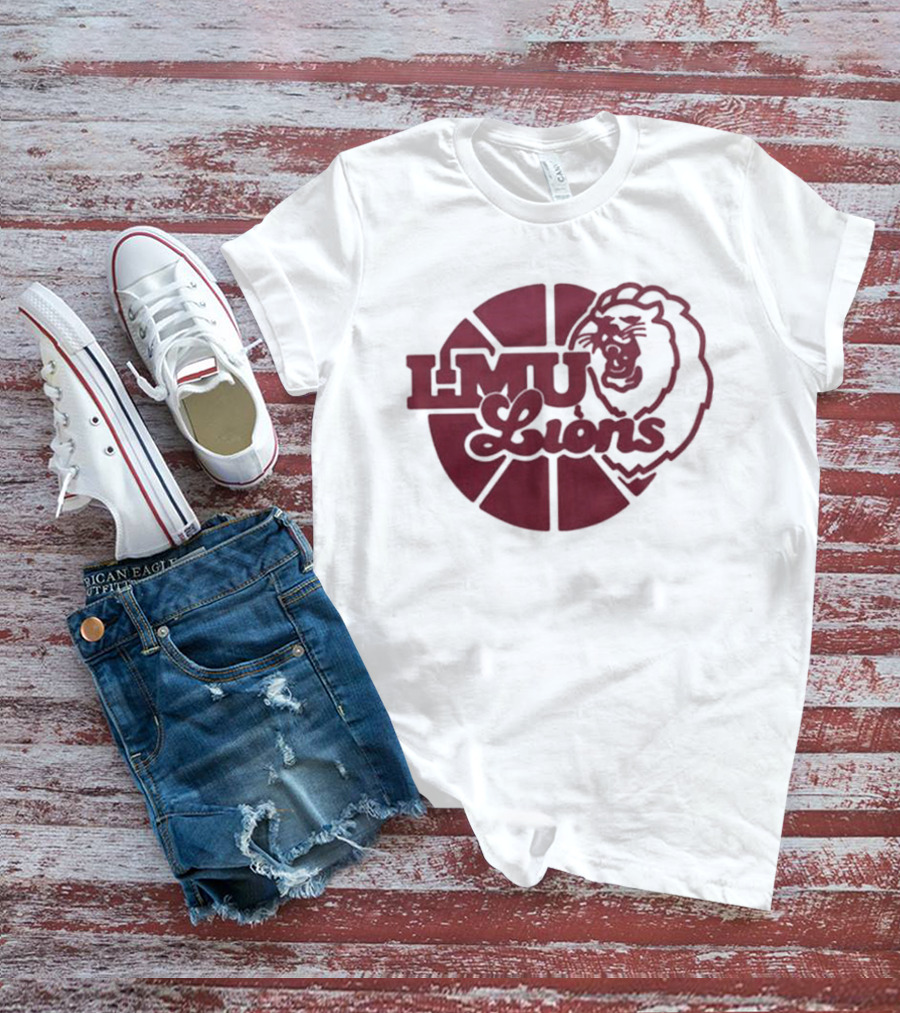 LMU Lions Basketball Throwback Night 2026 T-Shirt