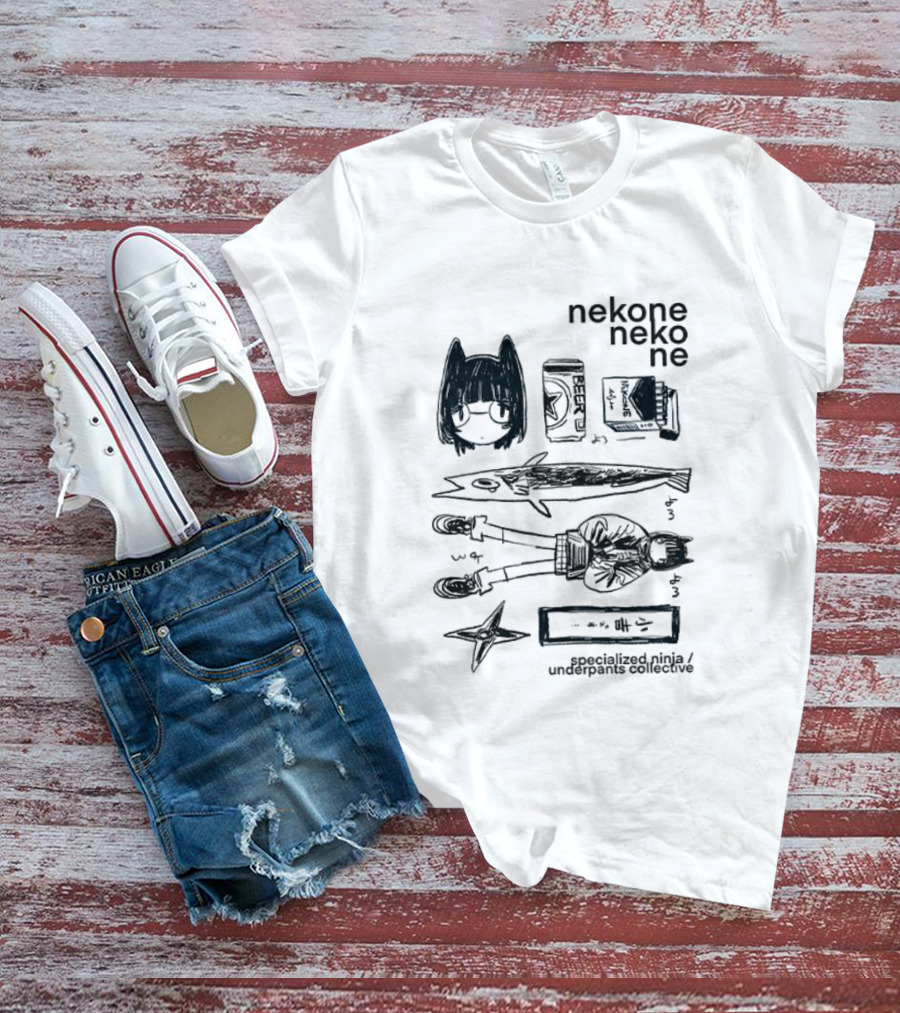 Nekone Neko Ninja Specialized Underpass Codoracle T-Shirt