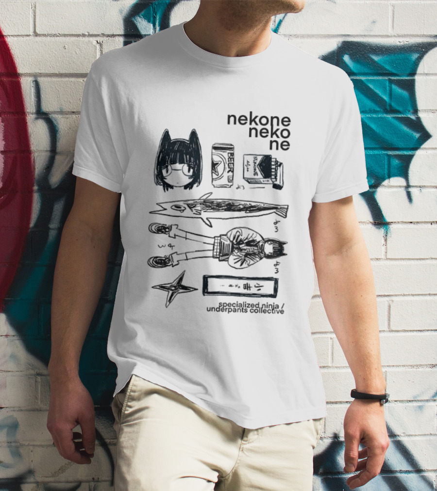 Nekone Neko Ninja Specialized Underpass Codoracle T-Shirt