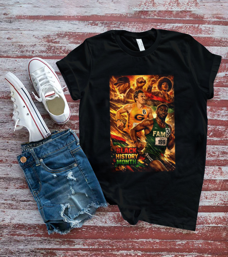 Black History Month Grambling State FAMU SWAC Celebration T-Shirt