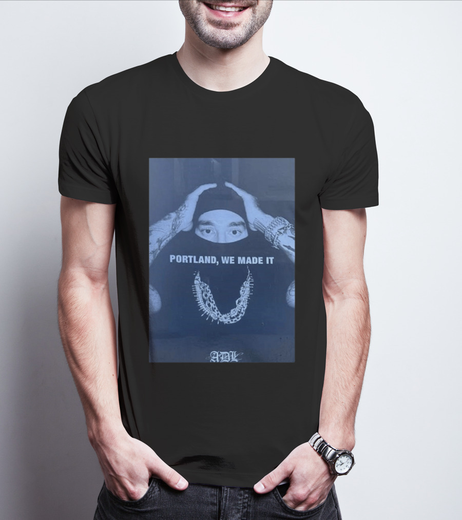 Yeat Portland We Made It ADL Tattoed Chains Masked T-Shirt