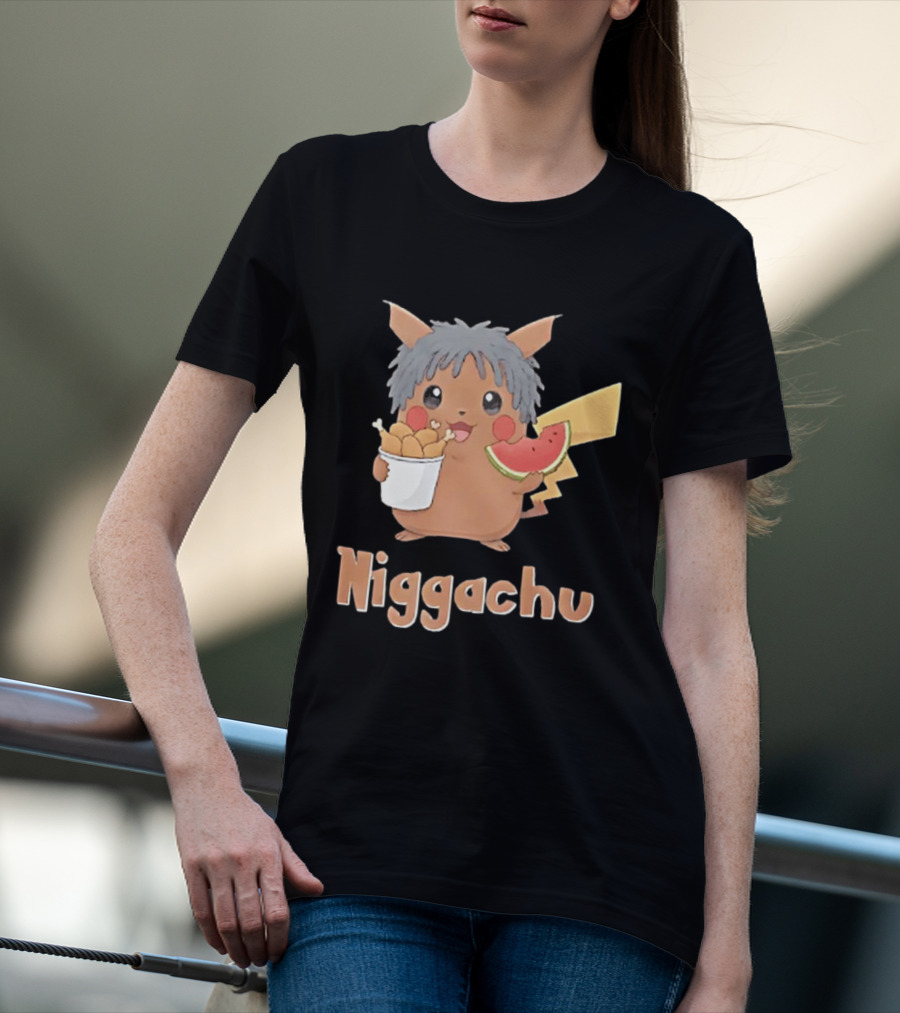 Niggachu Nigga Pikachu T-Shirt