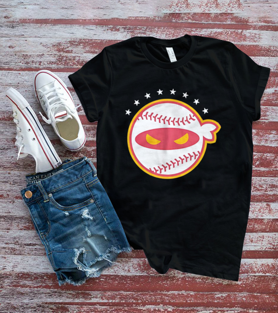 Venezuela Baseball Ninja Stars Pitching Ninja T-Shirt