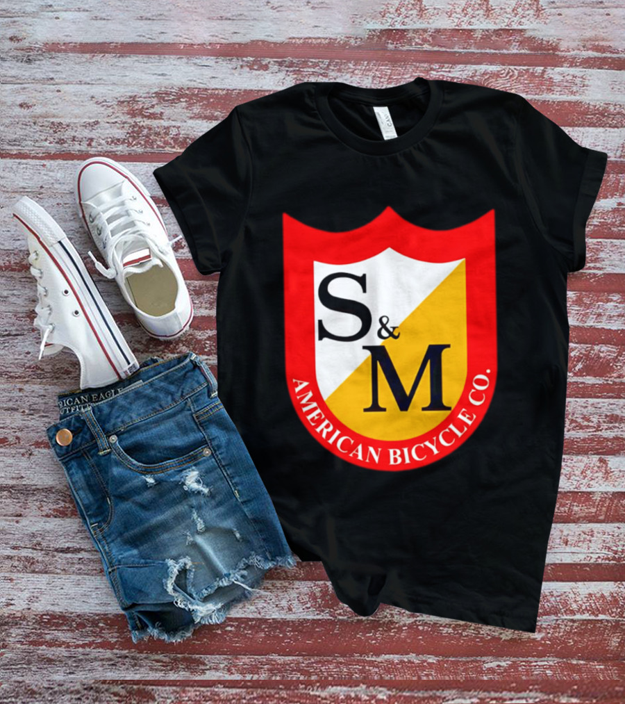 S&M American Bicycle Co Shield T-Shirt