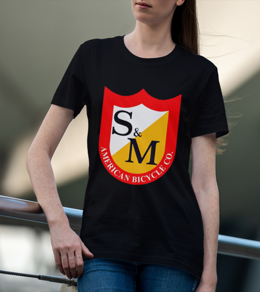 S&M American Bicycle Co Shield T-Shirt