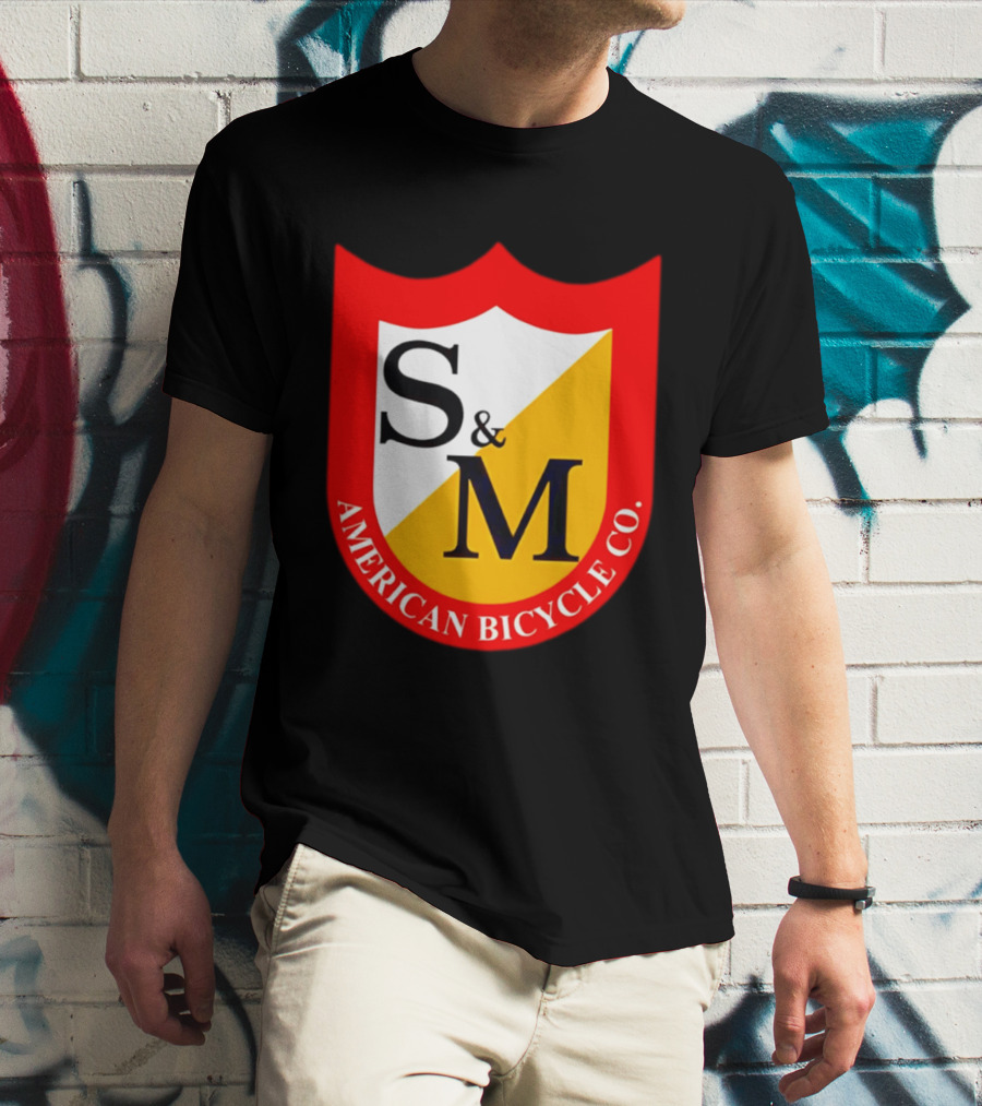 S&M American Bicycle Co Shield T-Shirt