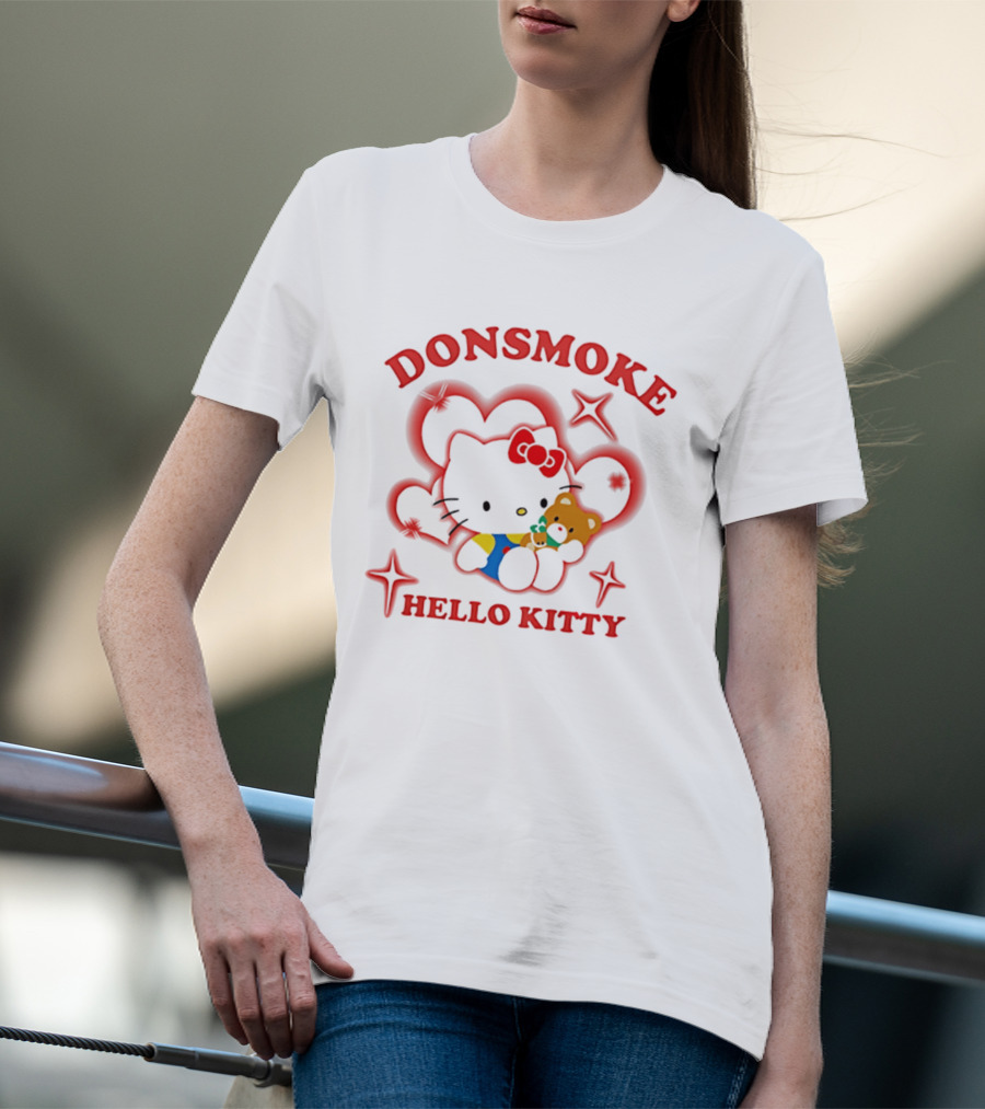 Hello Kitty Sanrio Family Don Smoke T-Shirt