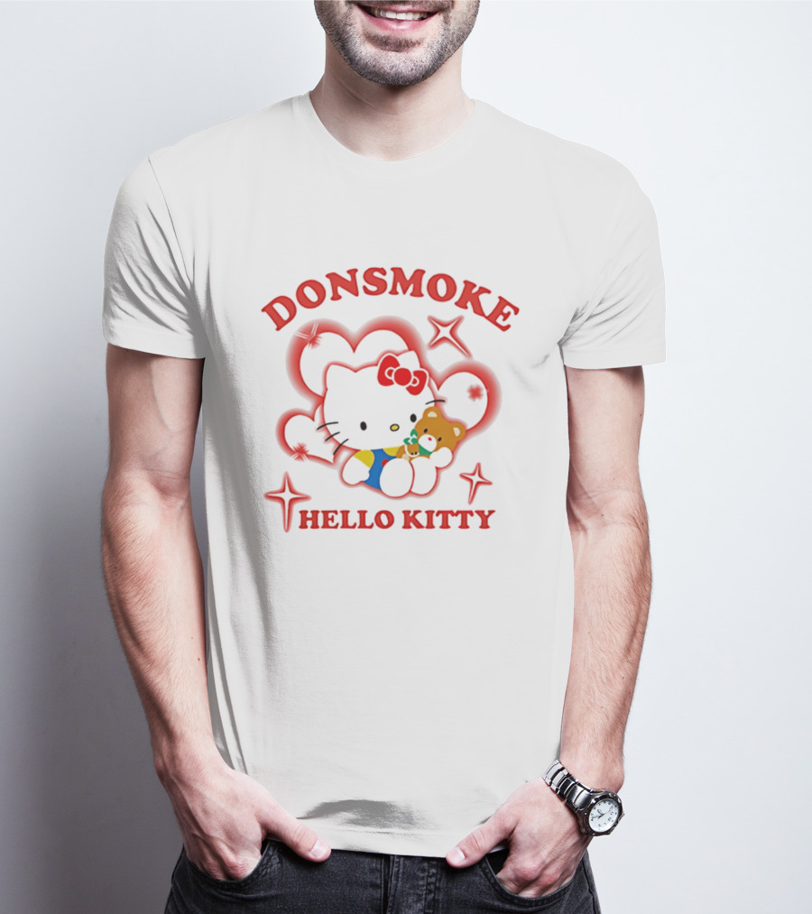 Hello Kitty Sanrio Family Don Smoke T-Shirt