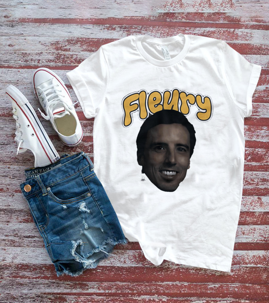 Marc André Fleury Pittsburgh Penguins Big Head Fleury '26 T-Shirt