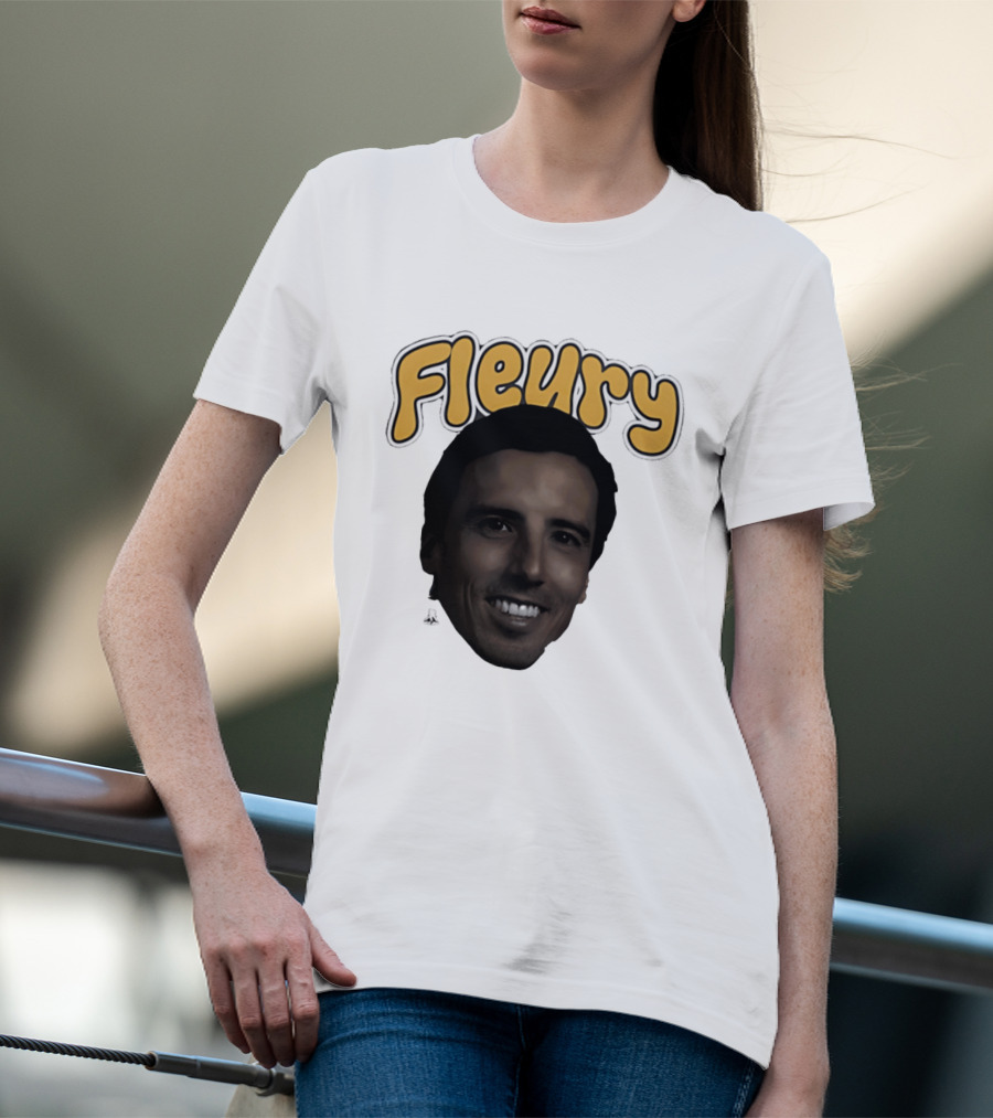 Marc André Fleury Pittsburgh Penguins Big Head Fleury '26 T-Shirt