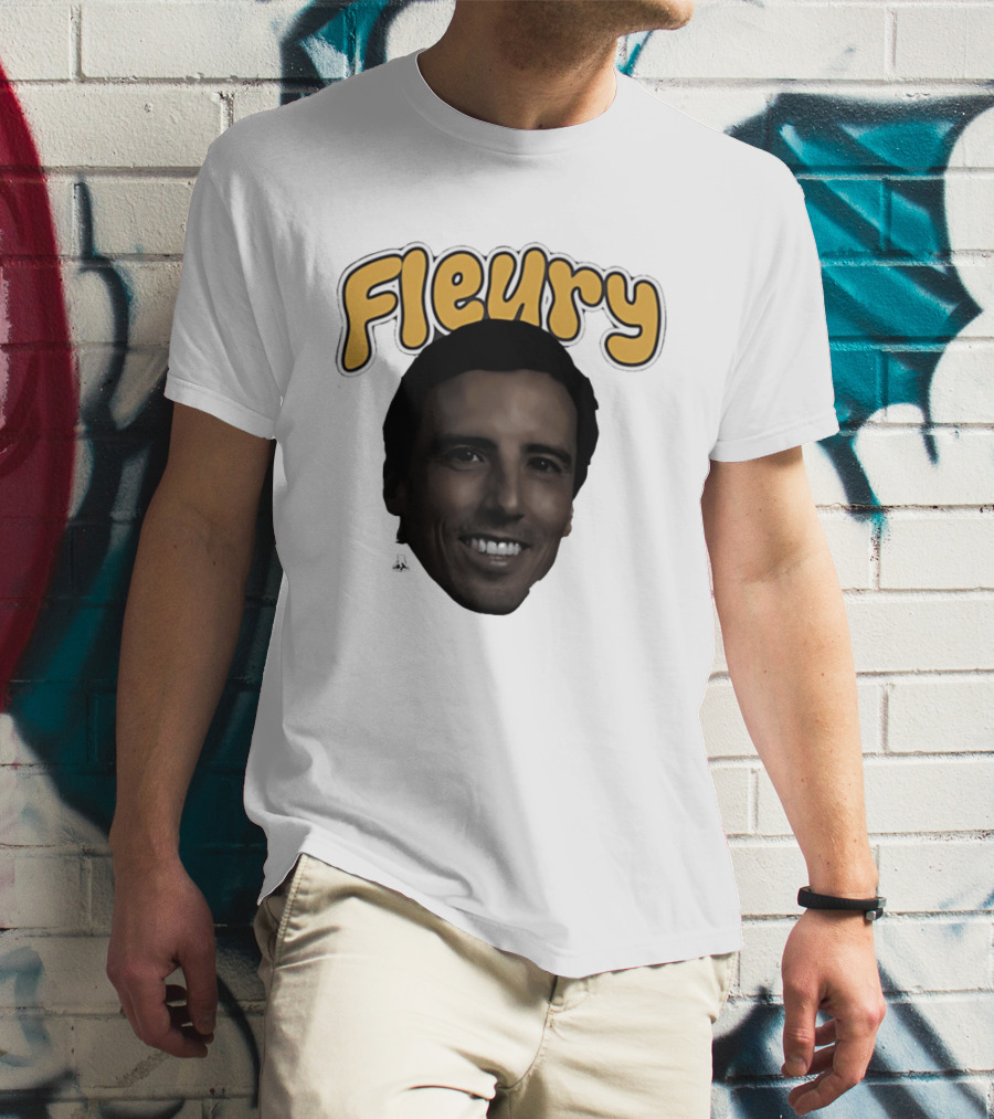 Marc André Fleury Pittsburgh Penguins Big Head Fleury '26 T-Shirt
