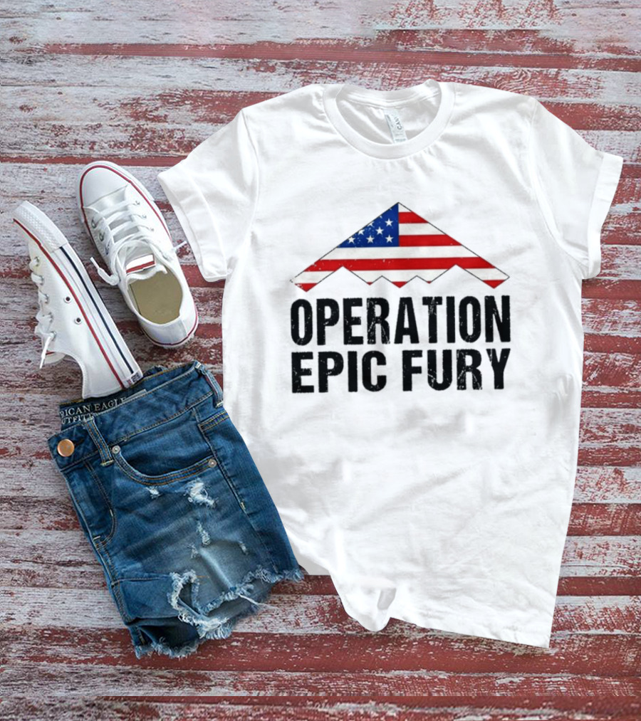 Operation Epic Fury American Flag Patriotic T-Shirt