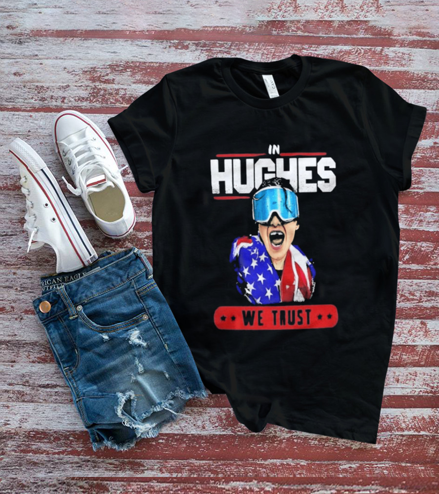 In Hughes We Trust Patriotic Goggles ákafan T-Shirt