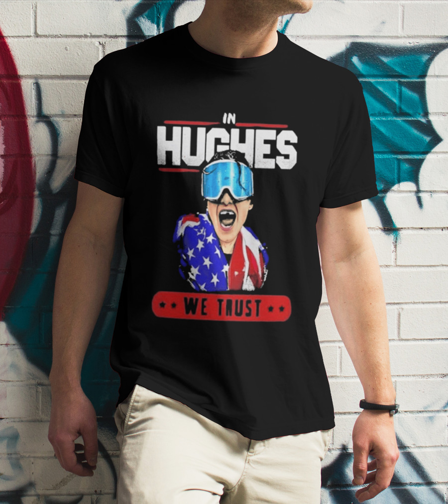 In Hughes We Trust Patriotic Goggles ákafan T-Shirt