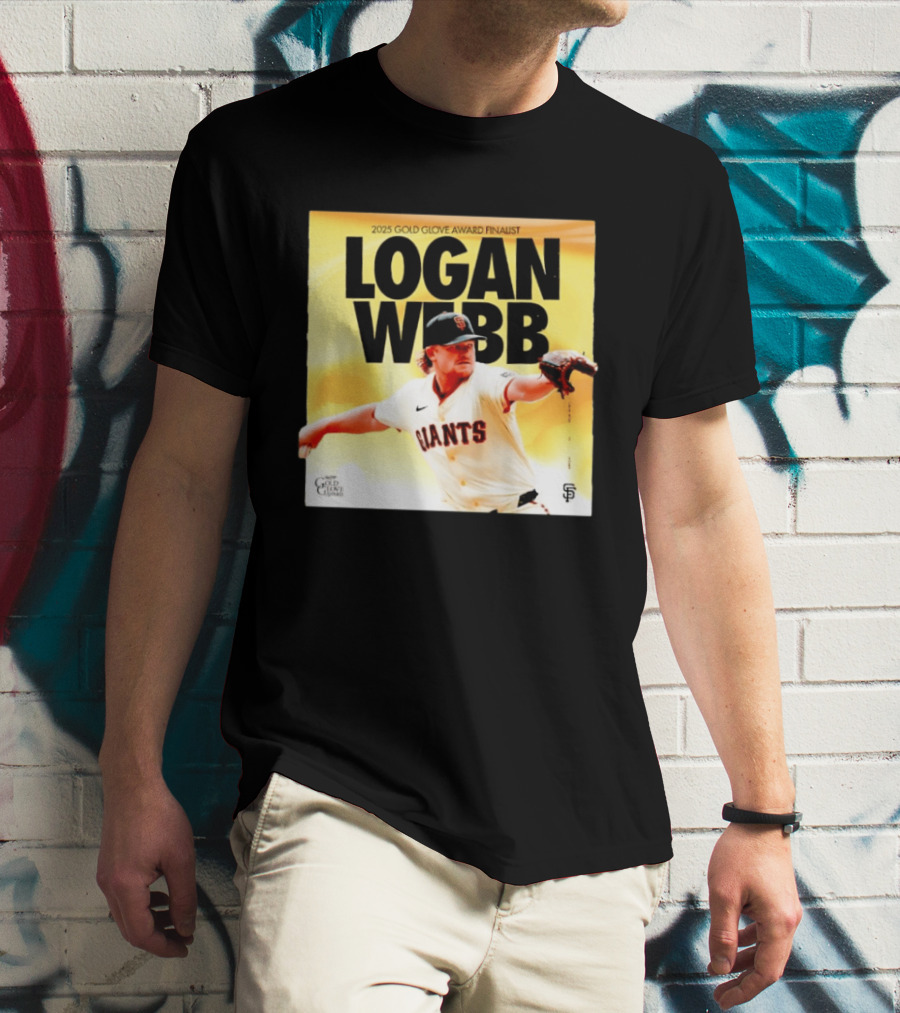 2025 Gold Glove Award Finalist Logan Webb Giants T-Shirt