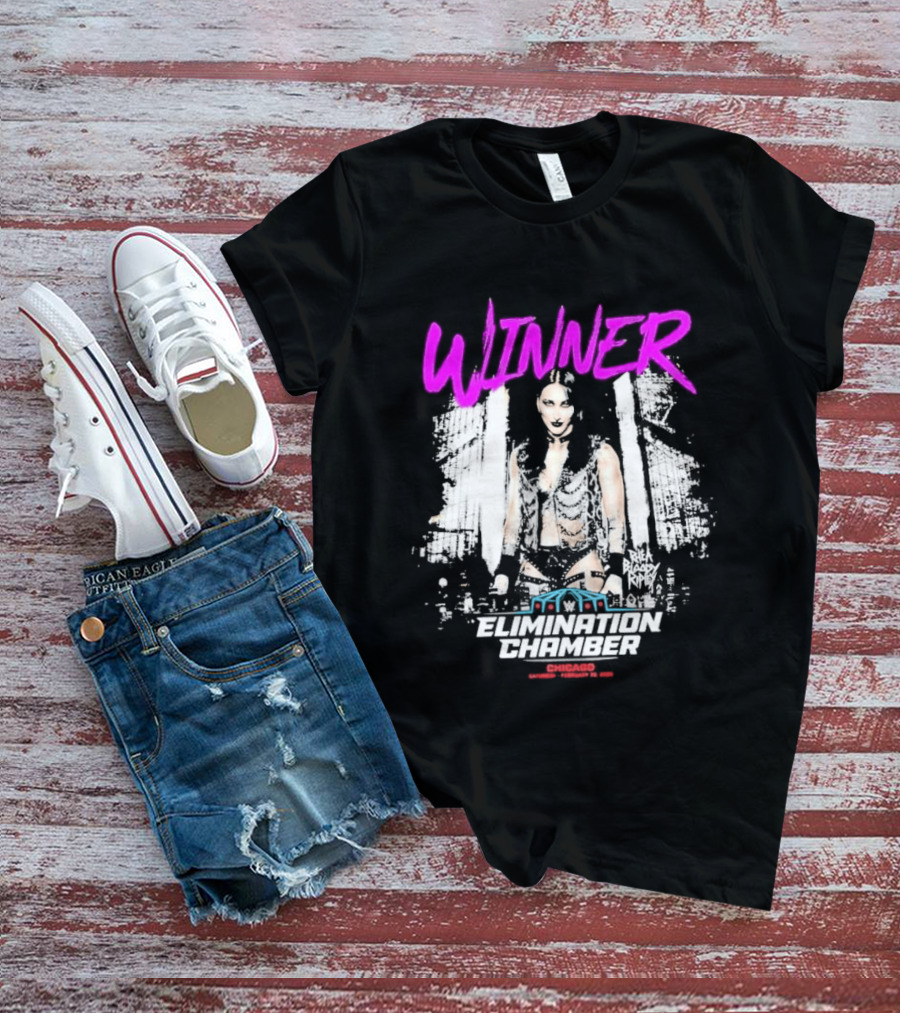 Rhea Ripley Elimination Chamber 2026 Winner Champion T-Shirt