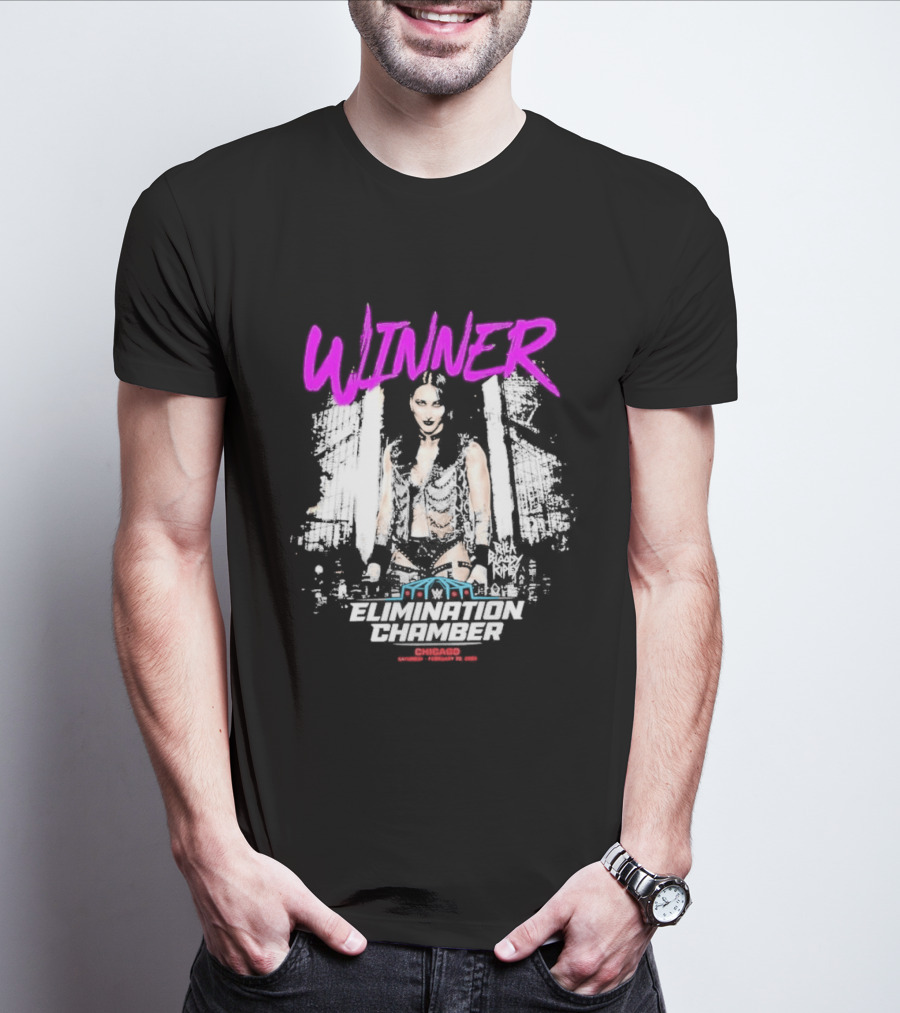 Rhea Ripley Elimination Chamber 2026 Winner Champion T-Shirt