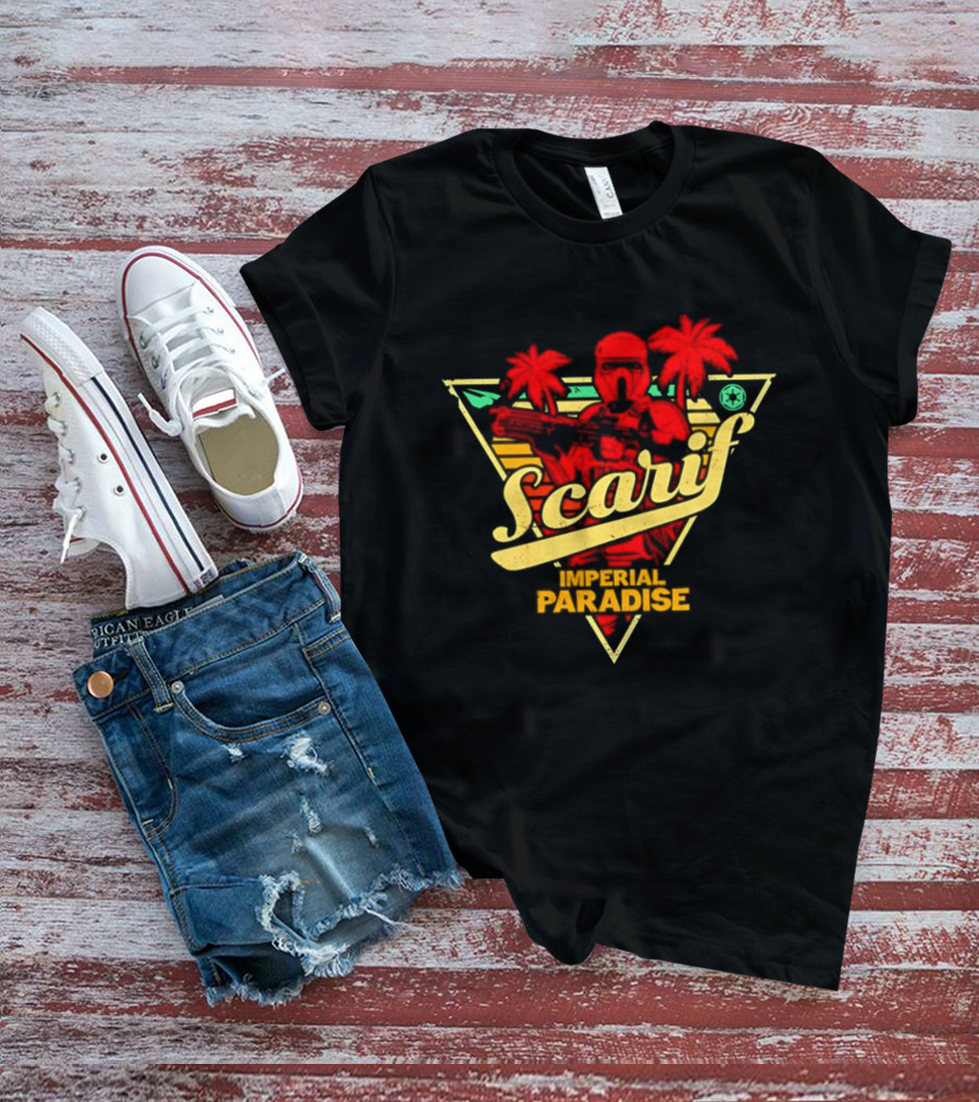 Scarif Imperial Paradise Tropical Trooper Beach T-Shirt