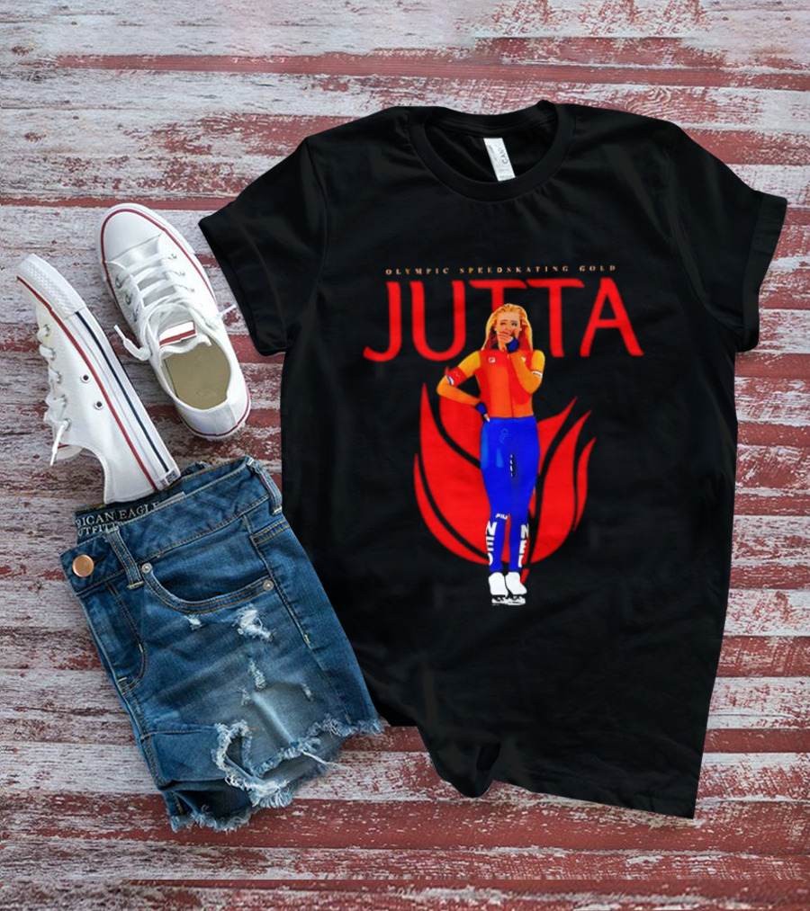 Jutta Leerdam Olympic Speedskating Gold Victory Moment T-Shirt