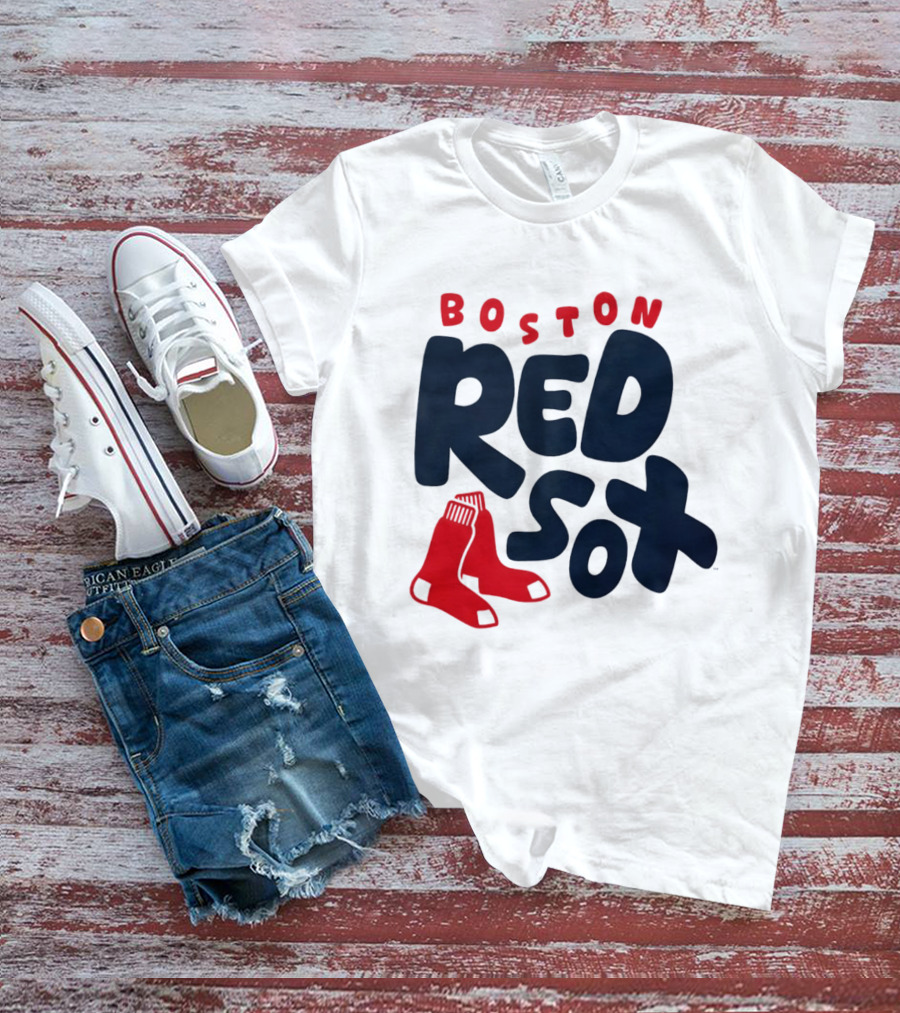 Boston Red Sox Bubble Crew Neck Baseball T-Shirt