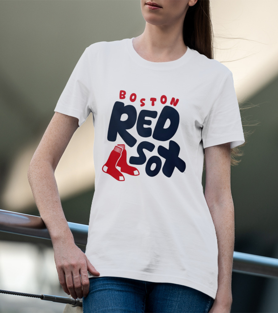 Boston Red Sox Bubble Crew Neck Baseball T-Shirt