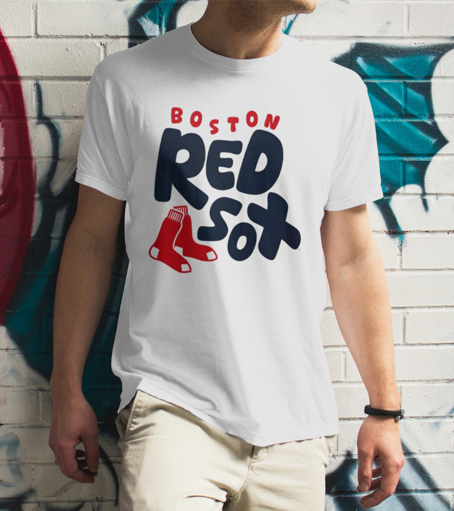 Boston Red Sox Bubble Crew Neck Baseball T-Shirt