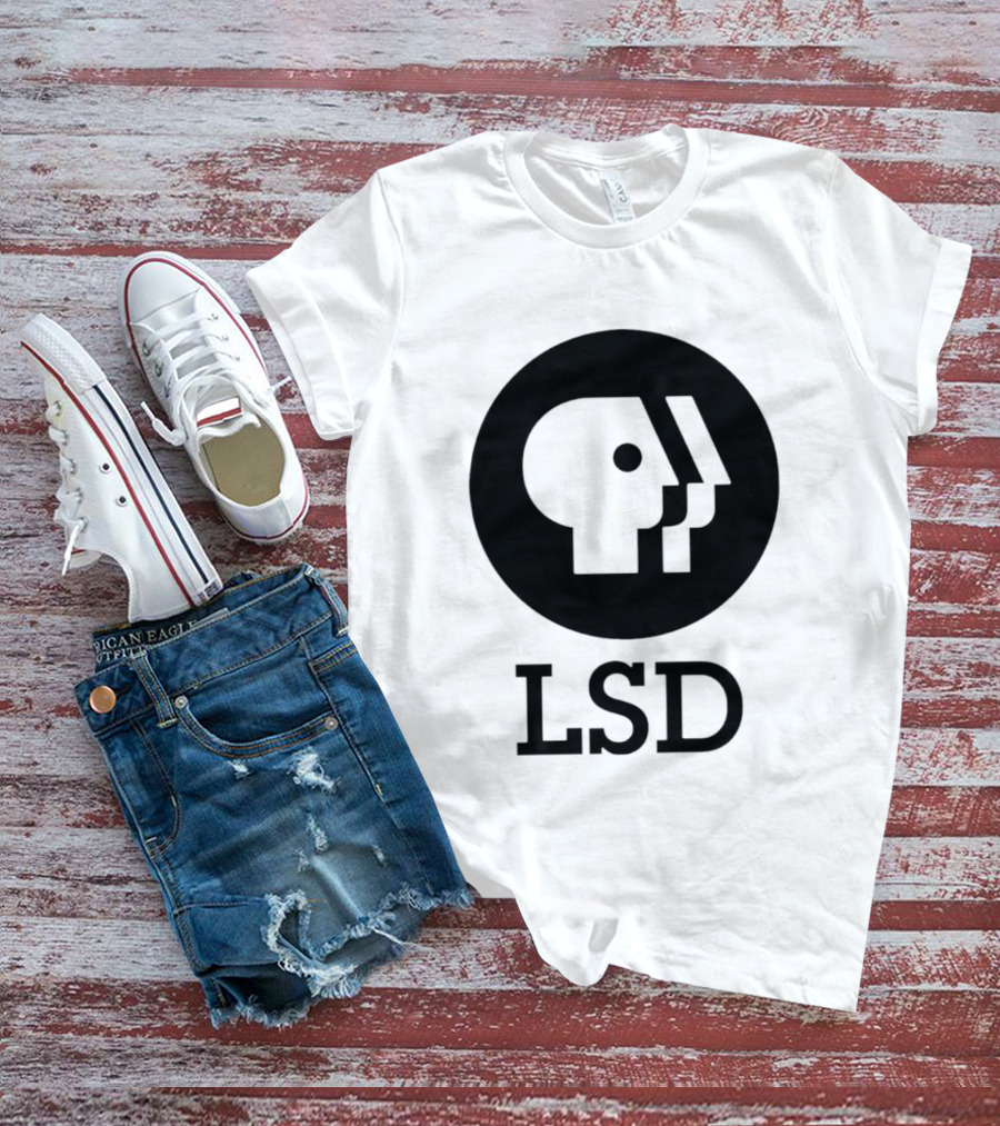 Dave Landau Wears LSD PBS T-Shirt