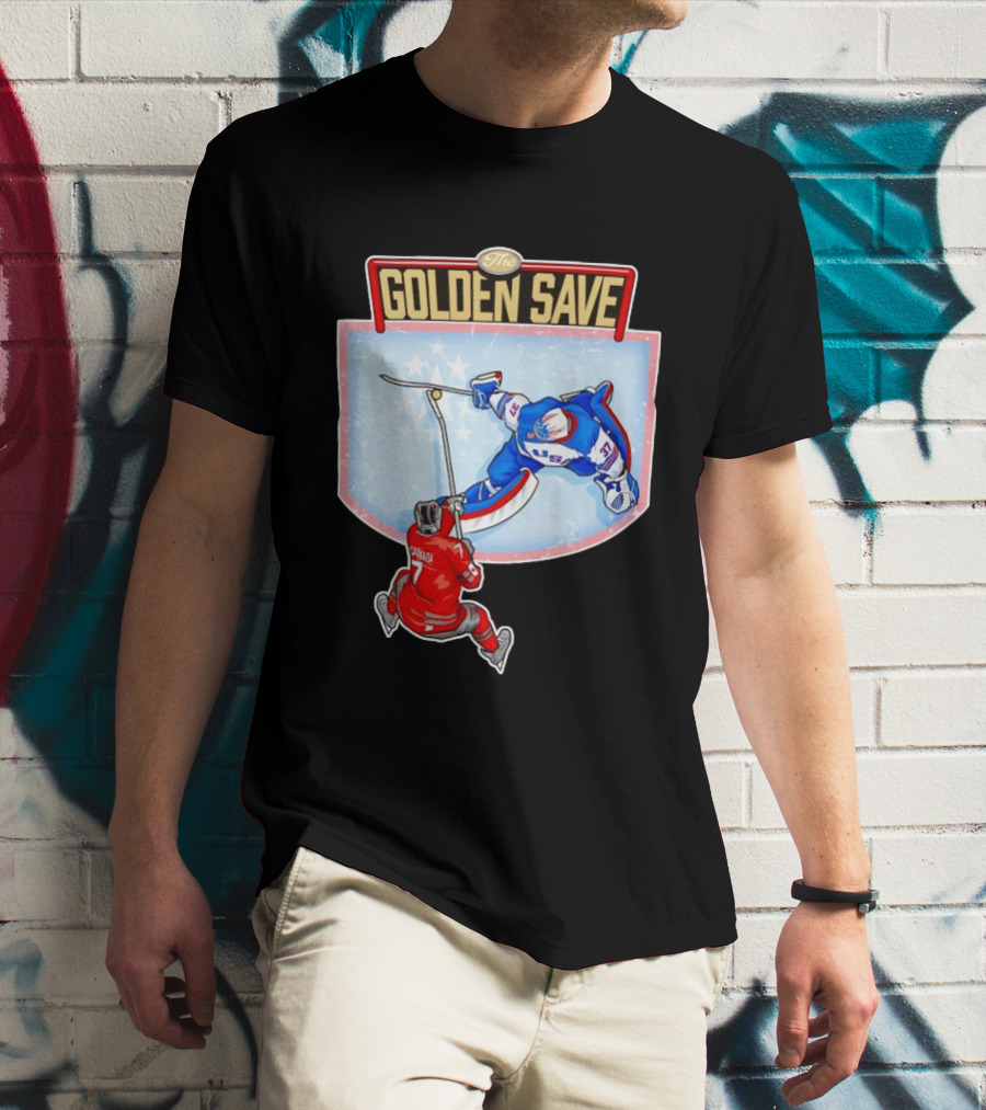 USA Hockey The Golden Save Canada Matchup T-Shirt