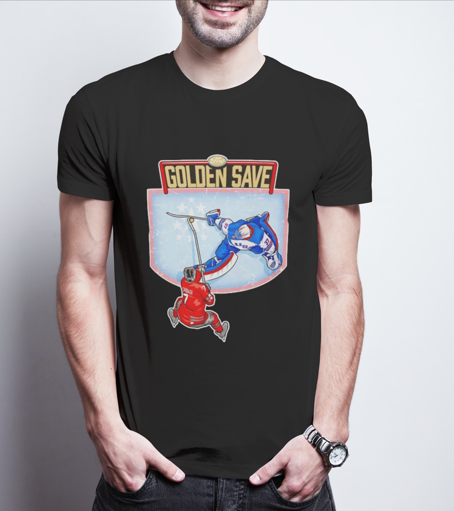 USA Hockey The Golden Save Canada Matchup T-Shirt