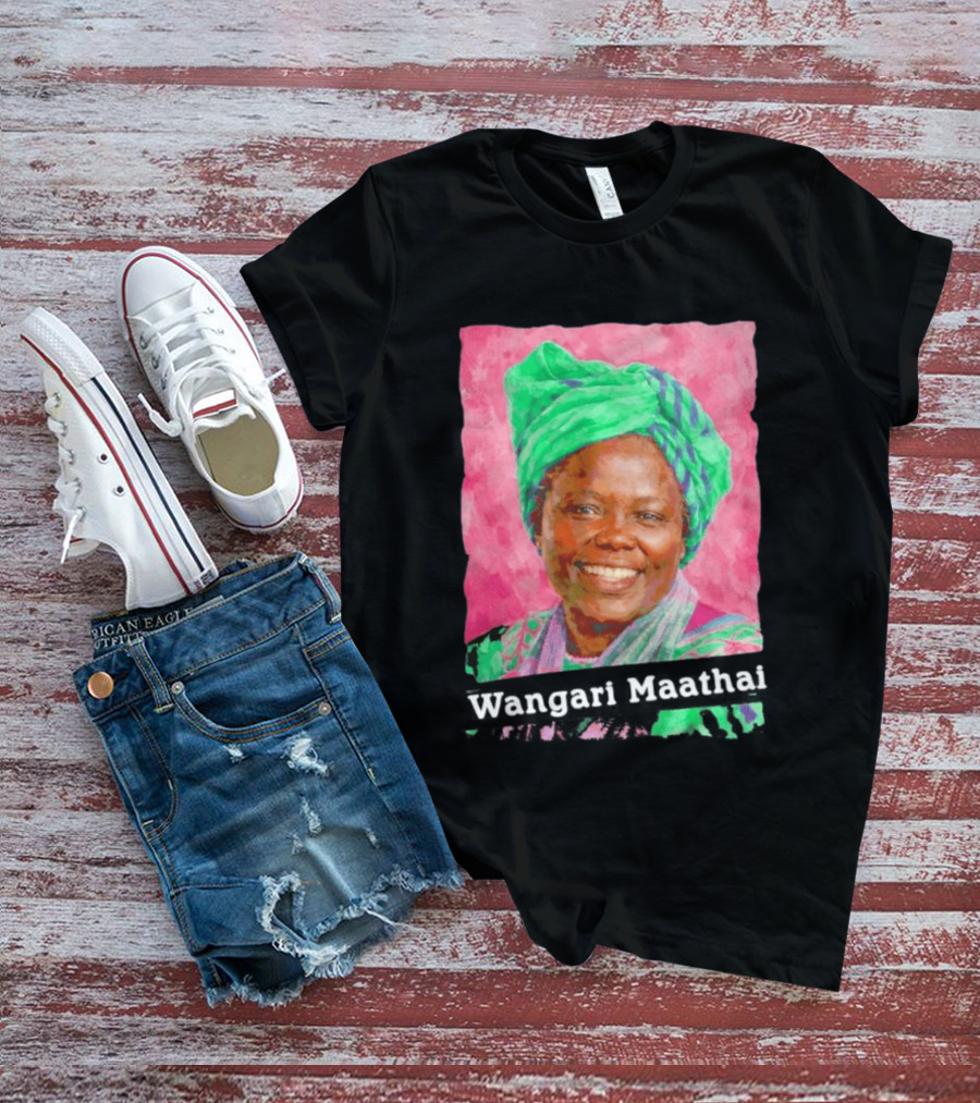 Wangari Maathai Green Turban T-Shirt