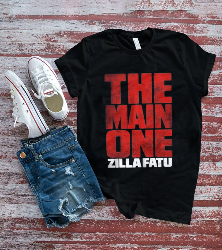 Zilla Fatu The Main One Bold Red T-Shirt