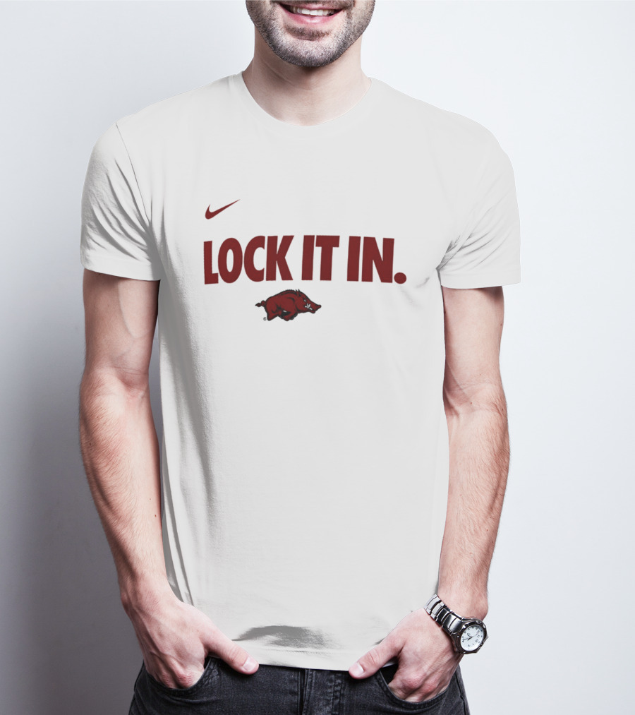 Nike Arkansas Razorbacks 2026 Lock It In WCC T-Shirt