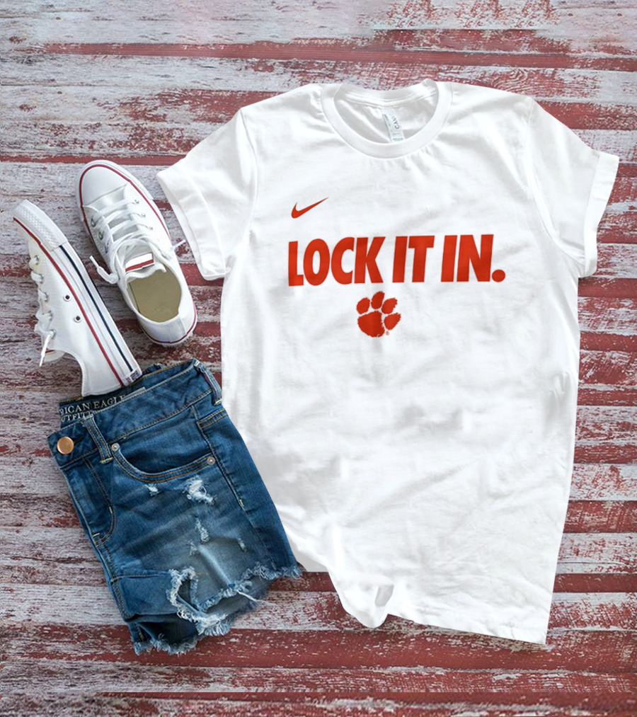 Nike Clemson Tigers Lock It In 2026 WCC T-Shirt