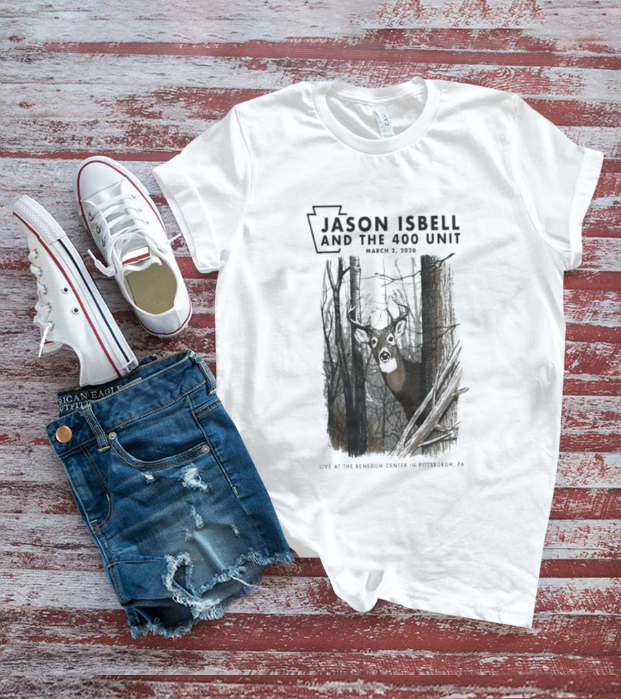 Jason Isbell And The 400 Unit Deer Forest Concert Pittsburgh 2026 T-Shirt