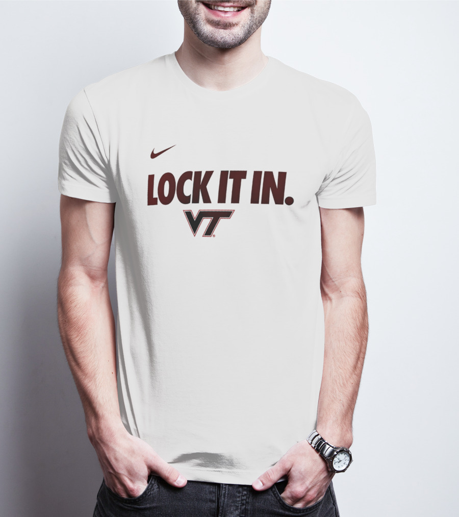Nike Lock It In Virginia Tech Hokies VT 2026 WCC T-Shirt