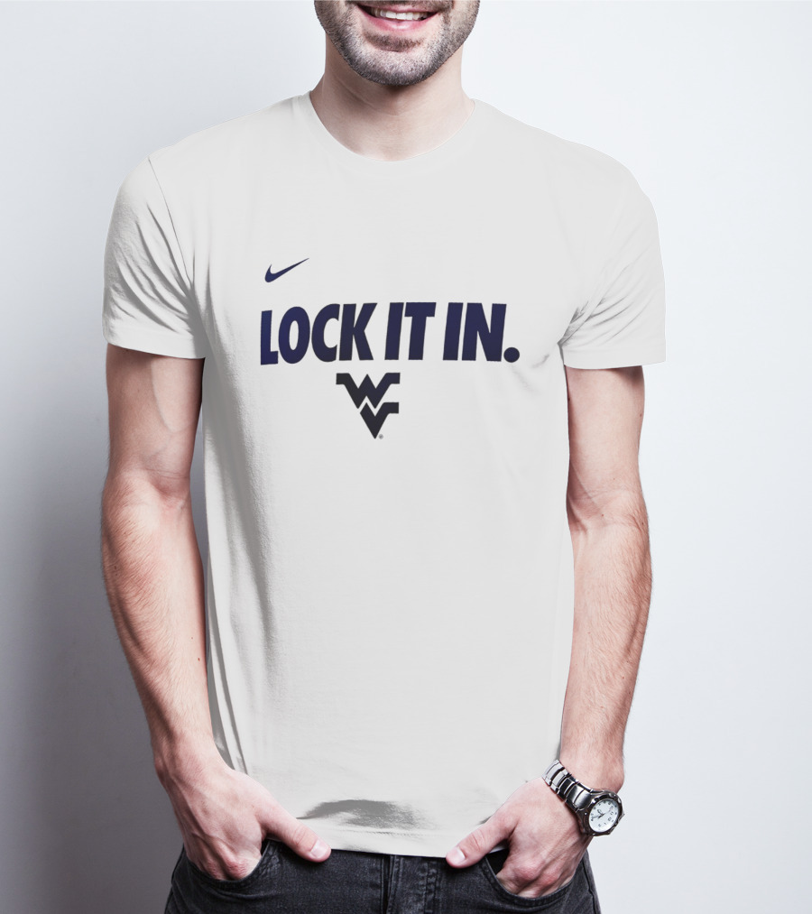 West Virginia Mountaineers Lock It In Nike 2026 WCC Collection T-Shirt