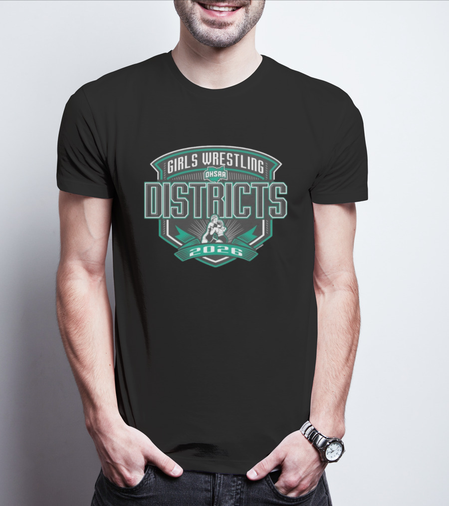 2026 OHSAA Girls Wrestling Districts Competition T-Shirt