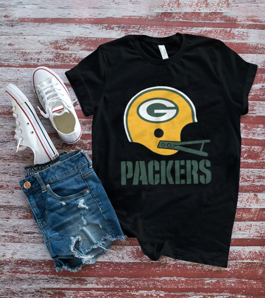 Green Bay Packers Helmet G Icon Packers T-Shirt