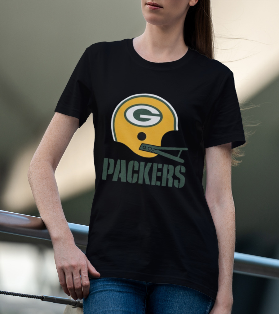 Green Bay Packers Helmet G Icon Packers T-Shirt