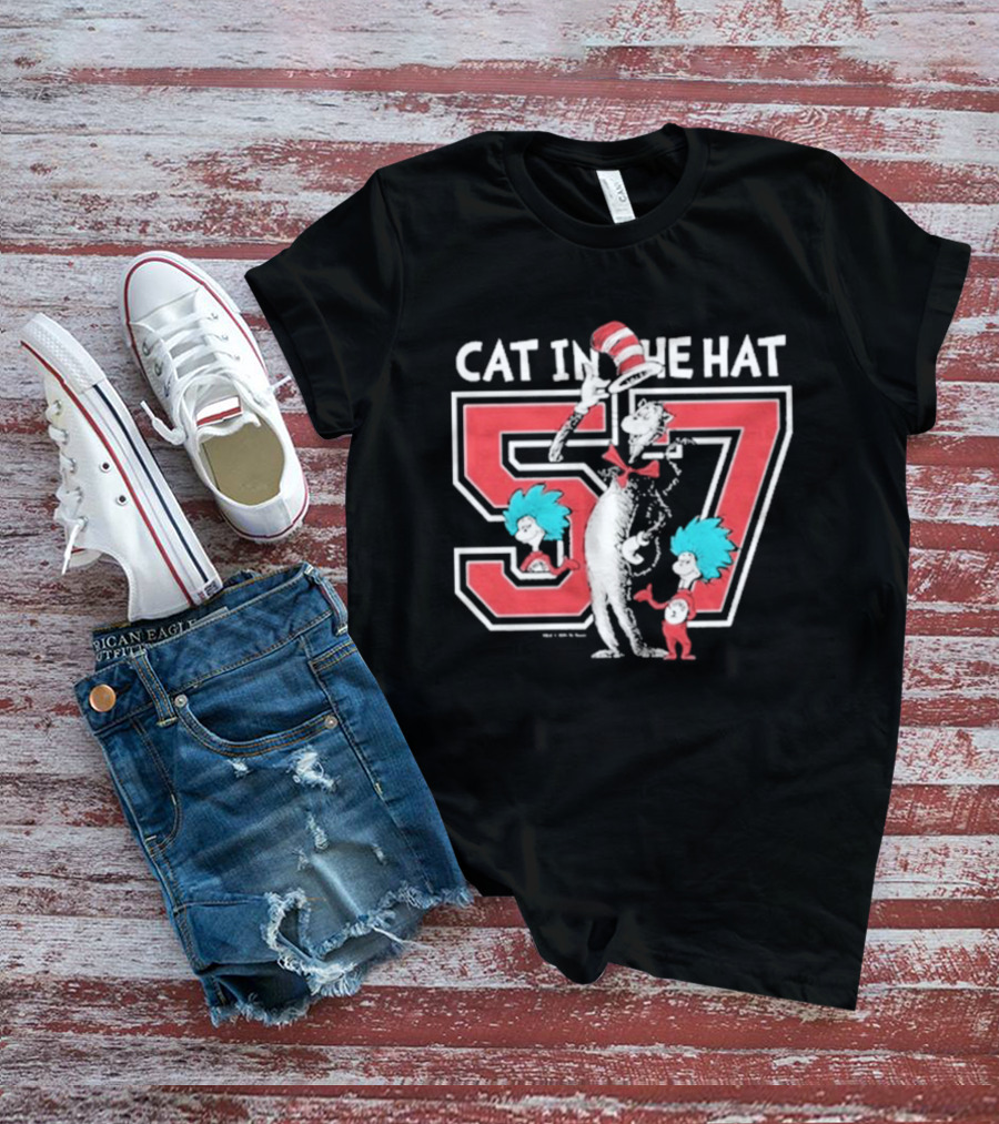 Cat In The Hat 57 Thing One And Thing Two T-Shirt