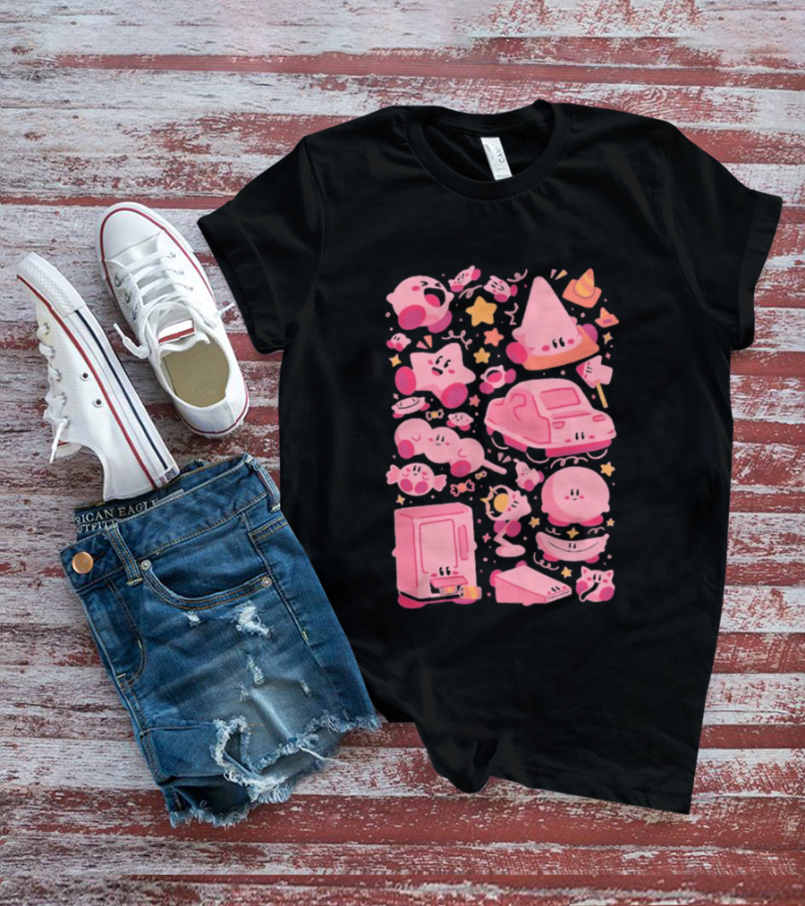 Pink Overload Arigatees Studio Whimsical Cute Cartoons T-Shirt