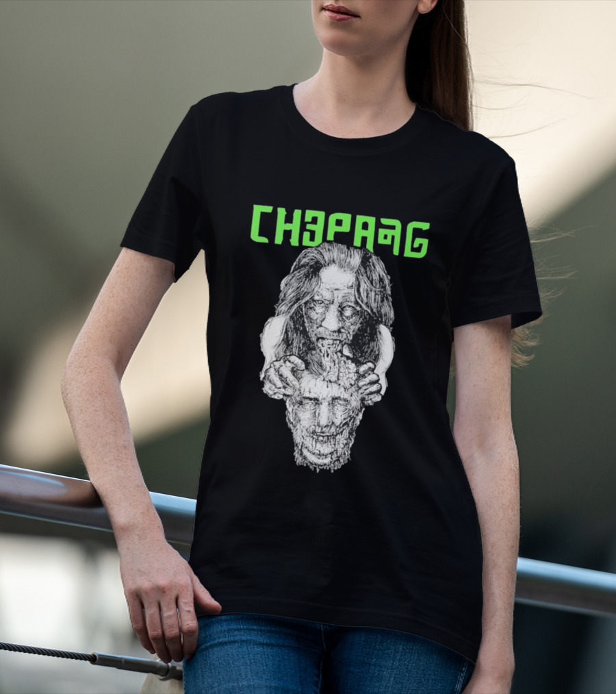 Chepang Chepang Horror Face T-Shirt