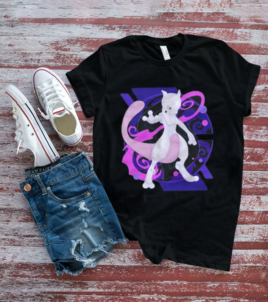 Mewtwo Pokemon Go Fest 2026 Psychedelic T-Shirt