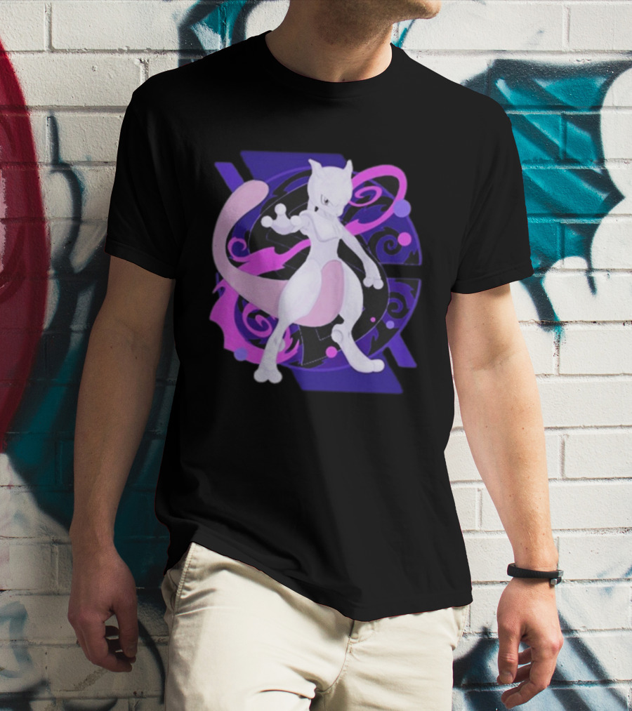 Mewtwo Pokemon Go Fest 2026 Psychedelic T-Shirt