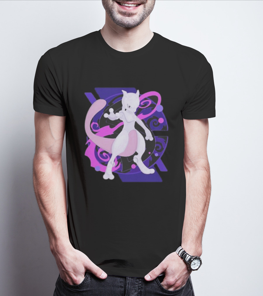 Mewtwo Pokemon Go Fest 2026 Psychedelic T-Shirt