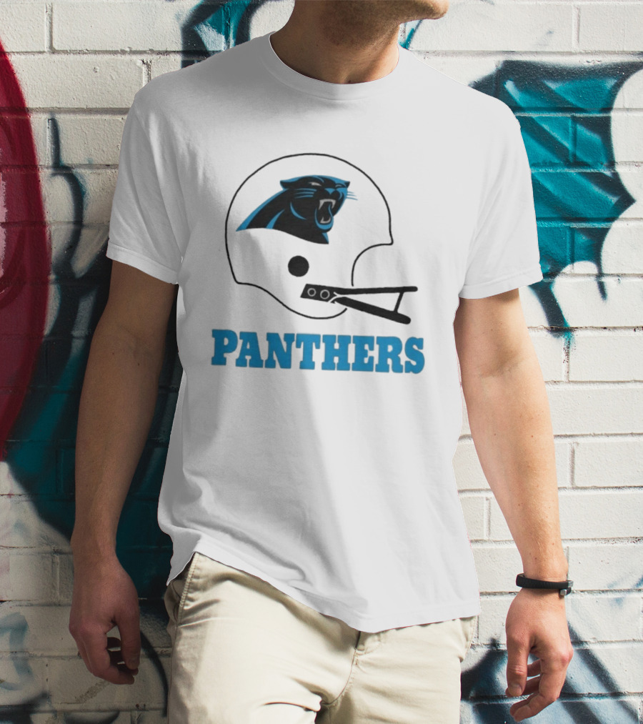 Panthers Football Helmet Carolina T-Shirt