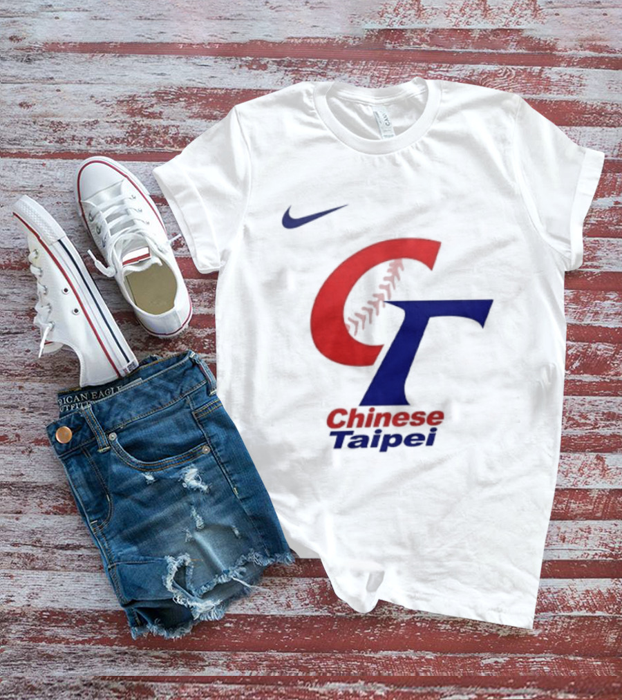 Chinese Taipei Special WBC 2026 Two Sided CT Baseball T-Shirt