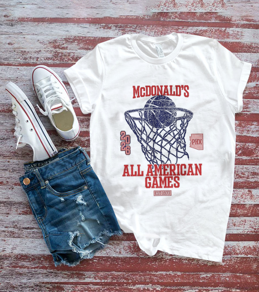 McDonald's All American Games 2026 Phoenix Basketball Event T-Shirt